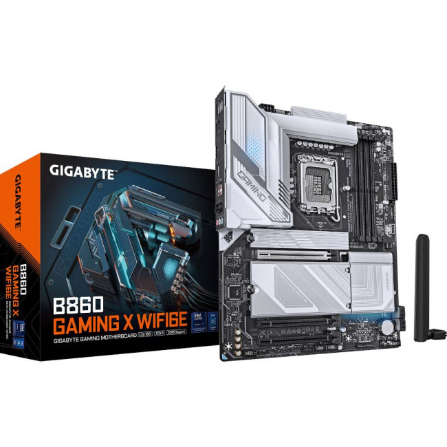 Mатеринська плата s1851 Intel B860 DP/HDMI/USB4-C  3xM.2 2.5GbE LAN ATX GIGABYTE B860 GAMING X WIFI6E