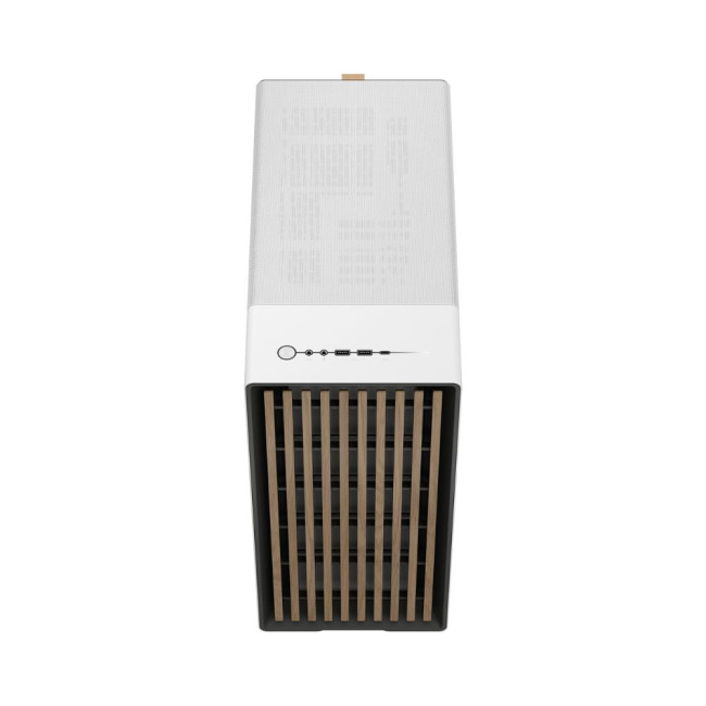 Корпус ATX без БЖ, білий, скло North Chalk White TG Clear Tint FRACTAL DESIGN North Chalk White TG Clear Tin (FD-C-NOR1C-04)