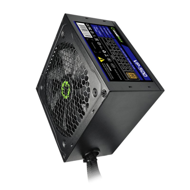 Блок живлення ATX 500W, коробочний, APFC, 12см вент, 80+Bronze GAMEMAX VP-500