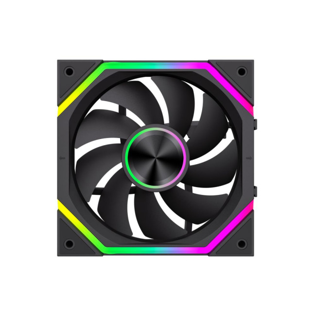 Кулер для корпусу KIT 3*120мм 3pin AURA (M/F)&4pin PWM Air Flow58,6 CFM Static Air Pressure1.98mm - GAMEMAX FN12A-N2 WL