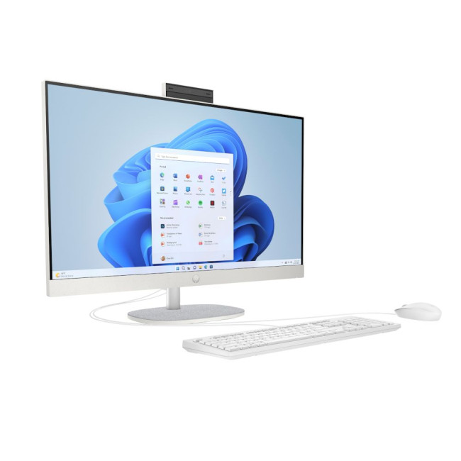 моноблок 27FI/i5-1335U/16(2x8)/1TB SSD/Intel HD/DOS/FHD Cam/KM/Shell White HP All-in-One 27-cr0057ua PC (BV7Y5EA)