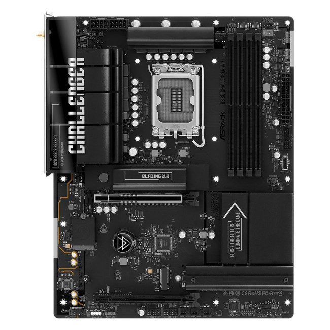 Mатеринська плата s1851 Intel B860 4xDDR5 HDMI 3xM.2 2.5GbE LAN ATX ASROCK B860 CHALLENGER WIFI