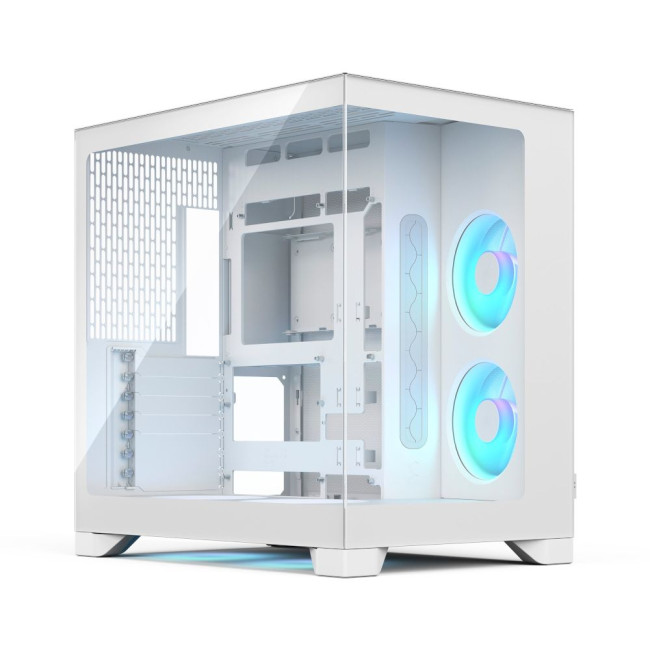 Корпус ATX без БЖ, білий, з загартованим cклом, Pop 2 Vision White RGB FRACTAL DESIGN Pop 2 Vision White RGB (FD-C-POV2A-03)
