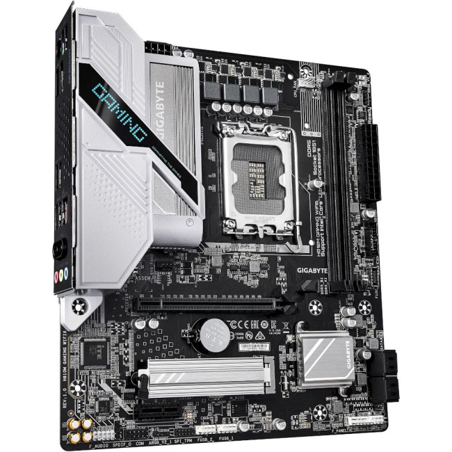 Mатеринська плата s1851 Intel H810 DP/HDMI/VGA  1xM.2 2.5GbE LAN mATX GIGABYTE H810M GAMING WIFI6