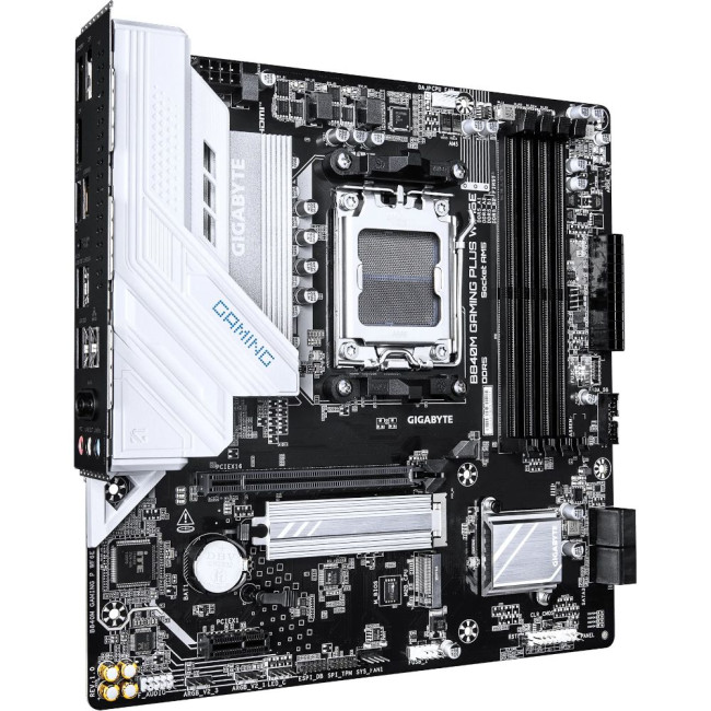 Mатеринська плата sAM5 AMD B840 2xDP/HDMI 2xM.2 GbE LAN mATX GIGABYTE B840M GAMING PLUS WIFI6E