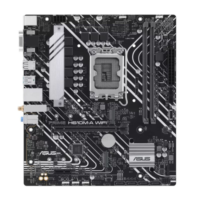 Материнська плата s1700/2DDR5/VGA/HDMI/DP/2PCIe/4SATA/2M.2 ASUS PRIME H610M-A WIFI