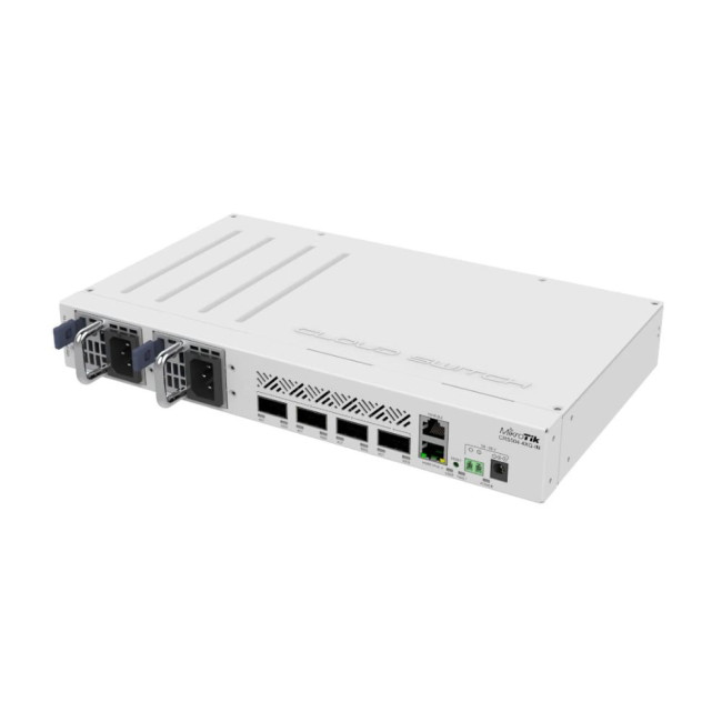 Комутатор Cloud Router Switch 504-4XQ-IN, (RouterOS L5), desktop enclosure MIKROTIK CRS504-4XQ-IN