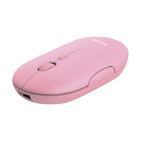 Миша бездротова Puck Rechargeable Wireless Ultra-Thin Mouse Pink 1600 Dpi TRUST Puck Mouse pink (24125)