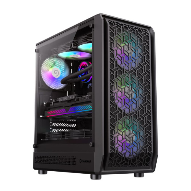 Корпус Tower E-ATX без блока живлення , загартоване склоEATX(280mm Max.),ATX,M-ATX,ITX GAMEMAX Forge AB