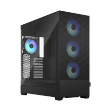 Корпус E-ATX (до 280 мм) без БЖ, чорний, скло Pop XL Air RGB Black TG Clear FRACTAL DESIGN Pop XL Air RGB Black TG Clear  (FD-C-POR1X-06)