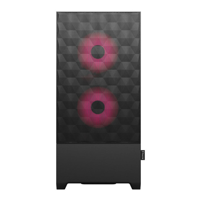 Корпус ATX без БЖ, чорний, пурпурові  кулери Pop Air RGB Magenta Core TG FRACTAL DESIGN Pop Air RGB Magenta Core TG (FD-C-POR1A-03)