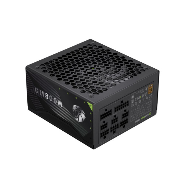 Блок живлення ATX 800W, 80+ Bronze, 140mm Ultra Silent Fan OVP / UVP/ SIP / OCP/ OLP/ OPP/ SCP GAMEMAX GM 800B Fully-modular New  (GM 800B Fully-modular  New )