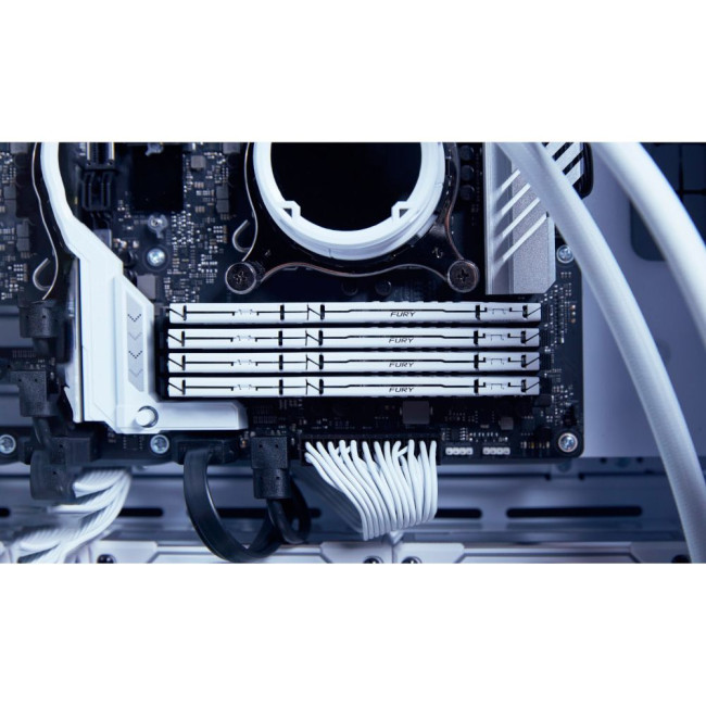 модуль пам'яті 32Gb DDR5 6000MHz Fury Beast White (2x16) EXPO+XMP KINGSTON KF560C36BWE2K2-32