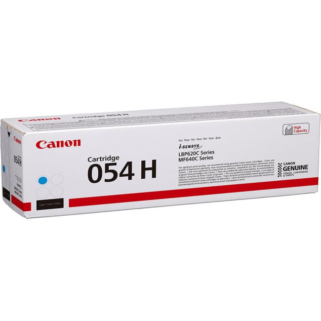 Картридж синій підвищений CANON Cartridge 054H Cyan(2.3K) (3027C002AA)