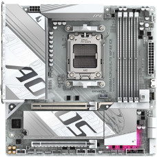 Mатеринська плата sAM5 AMD B850 HDMI/DP 2xM.2 2.5GbE LAN mATX GIGABYTE B850M AORUS ELITE WIFI6E ICE