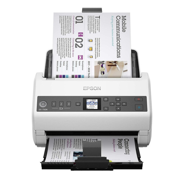 Сканер A4 EPSON DS-730N (B11B259401)