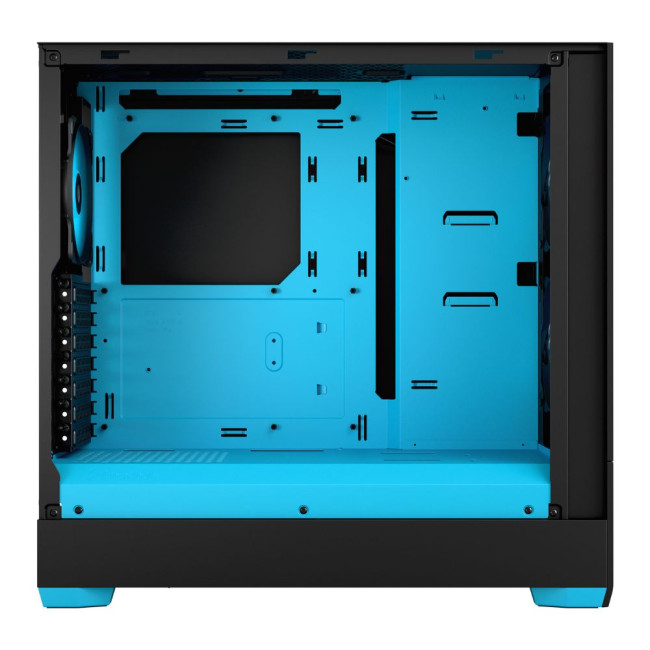 Корпус ATX без БЖ, чорний, сині кулери Pop Air RGB Cyan Core TG FRACTAL DESIGN Pop Air RGB Cyan Core TG (FD-C-POR1A-02)