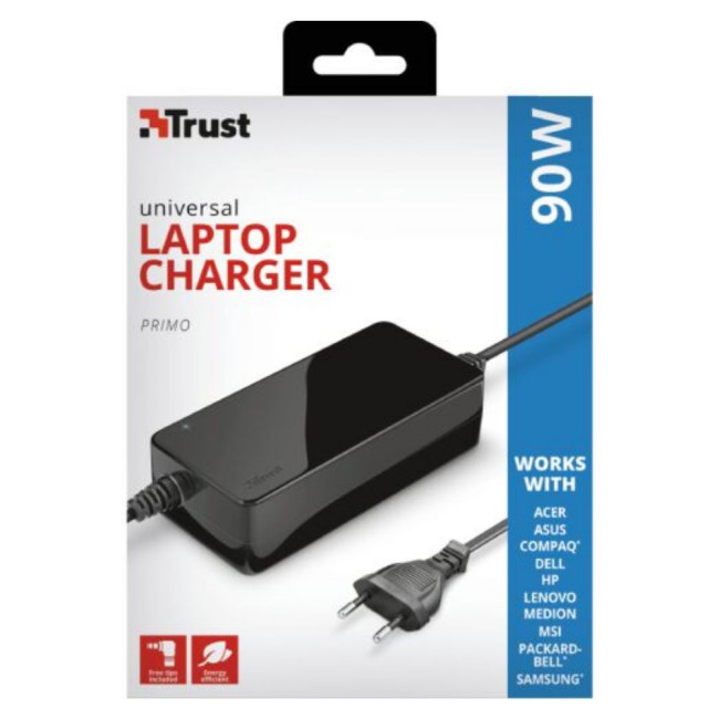 Зарядка Для Ноутбука Primo 90W TRUST Primo 90W Laptop Charger (22142)