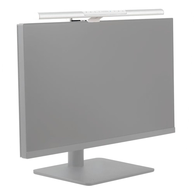 Освітлювальна панель для монітора, срібний колір BENQ CLIP ScreenBar Pro SILVER (9H.W4KWT.ES4)