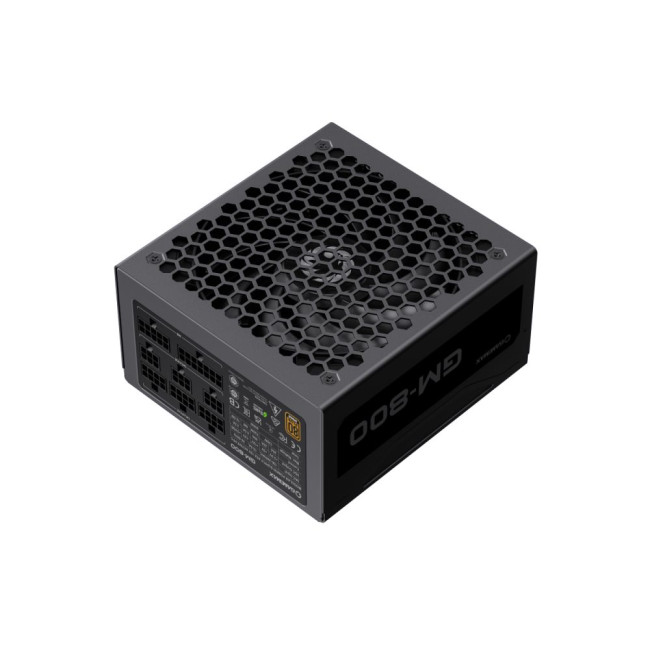 Блок живлення ATX 800W,80+Bronze, вентилятор 140 мм, повністю модульний, чорний, коробочний GAMEMAX GM-800 Modular  (GM-800  Modular )