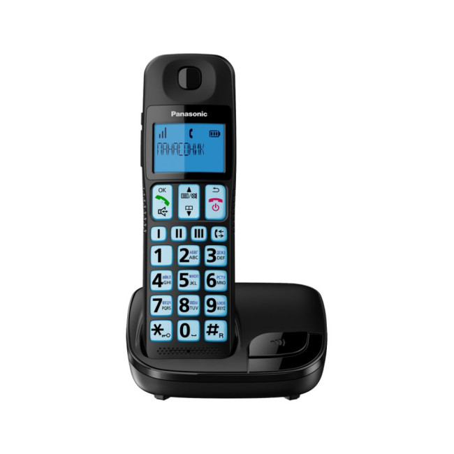 Радіотелефон DECT (чорний) PANASONIC KX-TGE110UCB