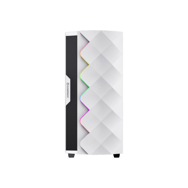 Корпус ATX без блока живлення fan on front) GAMEMAX White Diamond CP