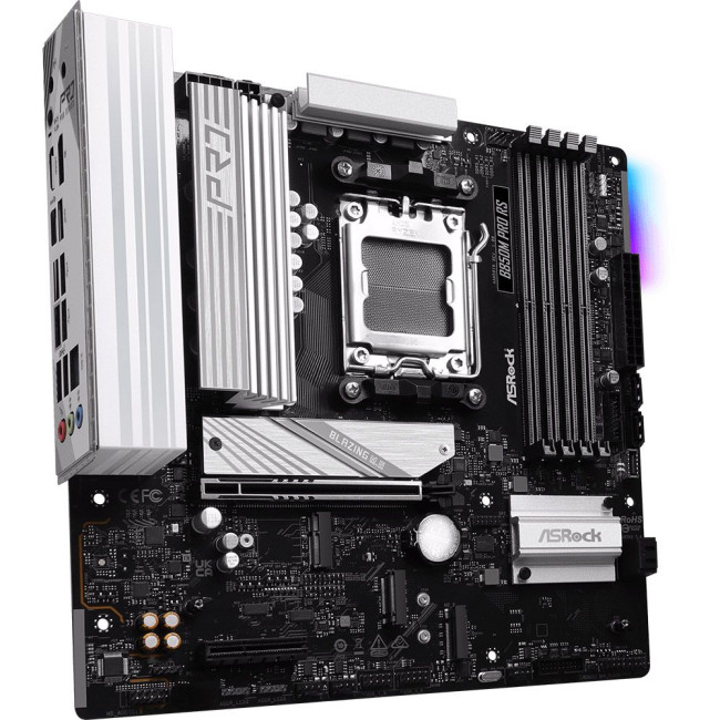 Mатеринська плата sAM5 AMD B850 4xDDR5 HDMI/DP 3xM.2 2.5GbE LAN mATX ASROCK B850M PRO RS
