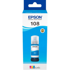 Чорнило синє 70 мл для L8050, L18050 EPSON 108 EcoTank Cyan ink bottle (C13T09C24A)