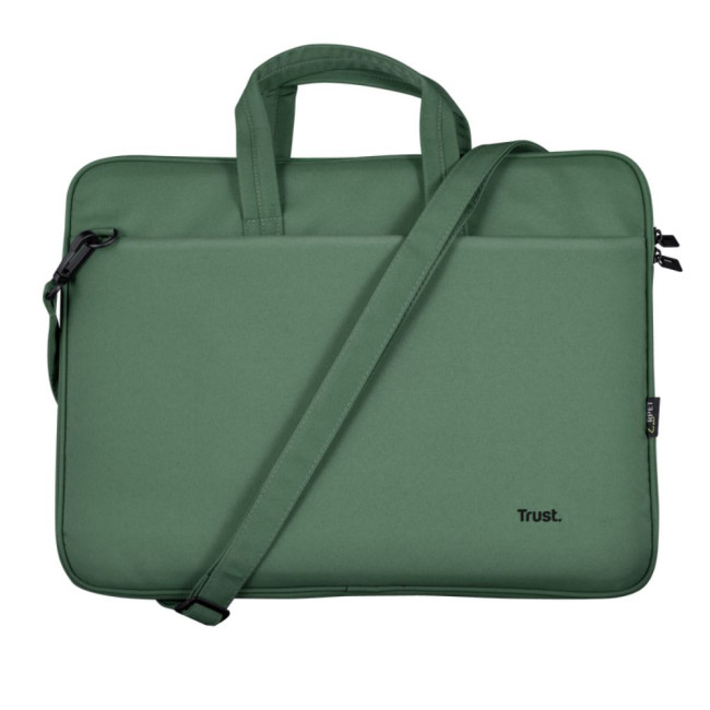 сумка для ноутбуку Bologna Slim Laptop Bag 16 inch Eco - green TRUST Bologna Slim Bag 16 green (24450)
