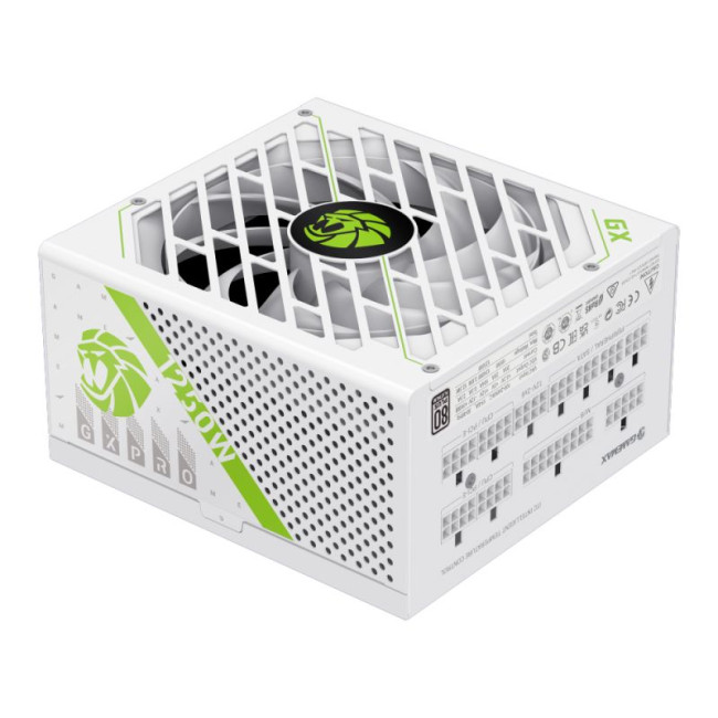 Блок живлення ATX 1250W, 80+ Platinum ,fan 135mm,fully modular OTP, OCP, SCP, OVP, UVP, OPP GAMEMAX GX-1250 PRO WT(ATX3.1PCIe5.1)