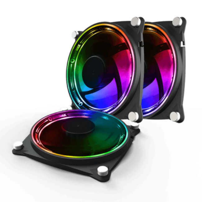 Кулер для корпусу 120mm*3 KIT ARGB fan GAMEMAX RB 300