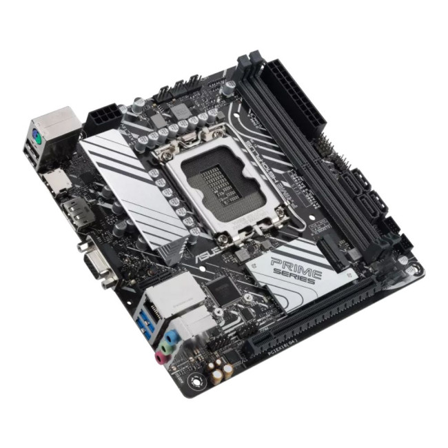 материнська плата s1700/2DDR5/VGA/HDMI/DP/1PCIe/4SATA/1M.2 ASUS PRIME H610I-PLUS-CSM