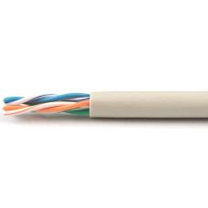 Кабель UTP кат.5е, PVC, 4 пари, CCA, 24AWG, 305м,сірий KINGDA KDUT8001-CCA
