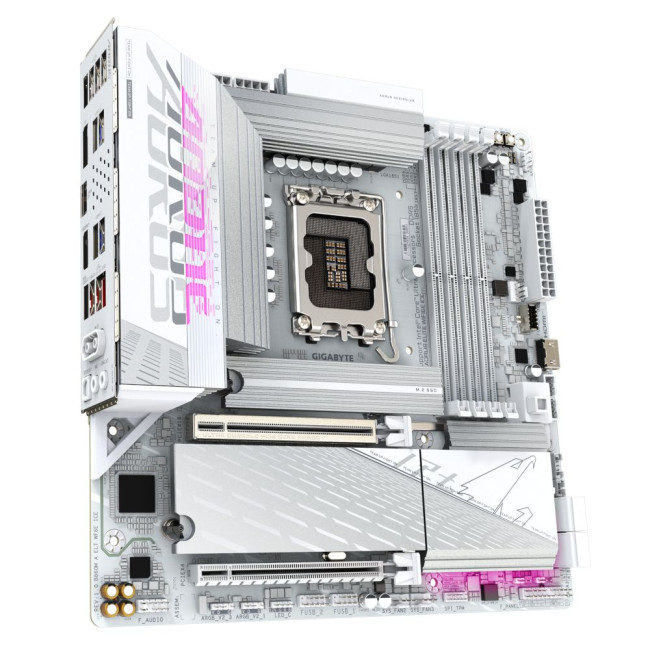 Mатеринська плата s1851 Intel B860 DP/2xHDMI/USB4-С  3xM.2 2.5GbE LAN mATX GIGABYTE B860M AORUS ELITE WIFI6E ICE
