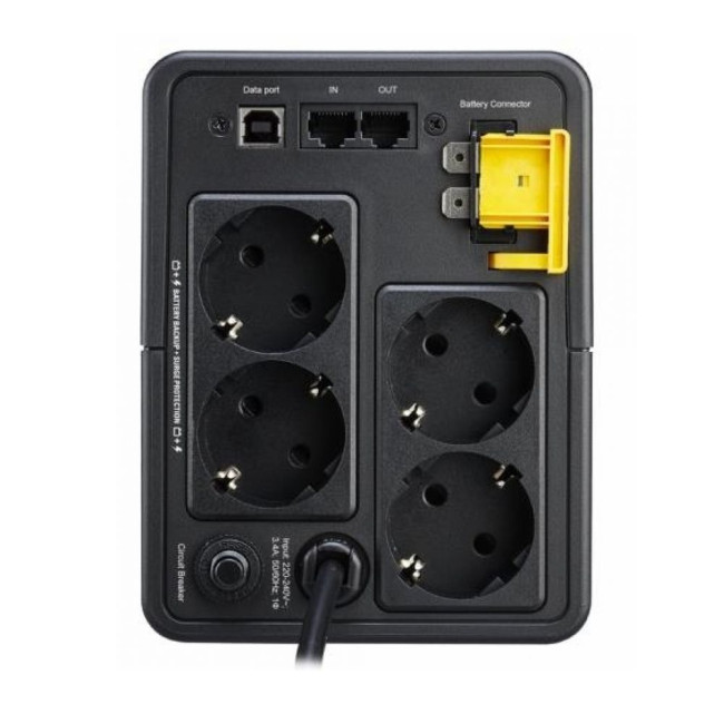 ДБЖ Back-UPS 410W/750VA,L-I,AVR,USB,Schuko APC BX750MI-GR