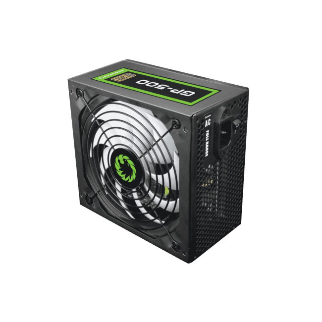 Блок живлення ATX 500W APFC, 80+Bronze, вентилятор 140 мм, чорний, коробочний GAMEMAX GP-500