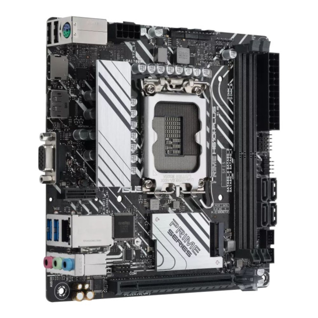 материнська плата s1700/2DDR5/VGA/HDMI/DP/1PCIe/4SATA/1M.2 ASUS PRIME H610I-PLUS-CSM