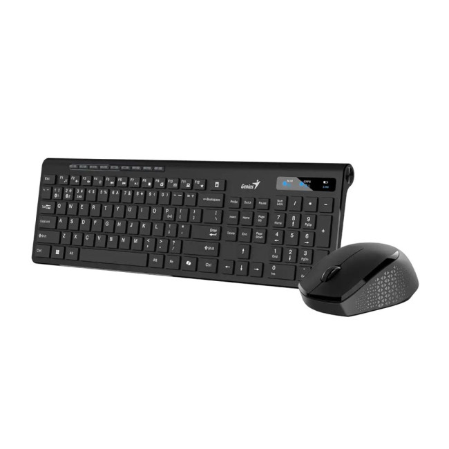 набiр миша+клавiатура бездротовий AI  Black UKR BT+2.4GHz GENIUS SlimStar 8230 (31340015424)