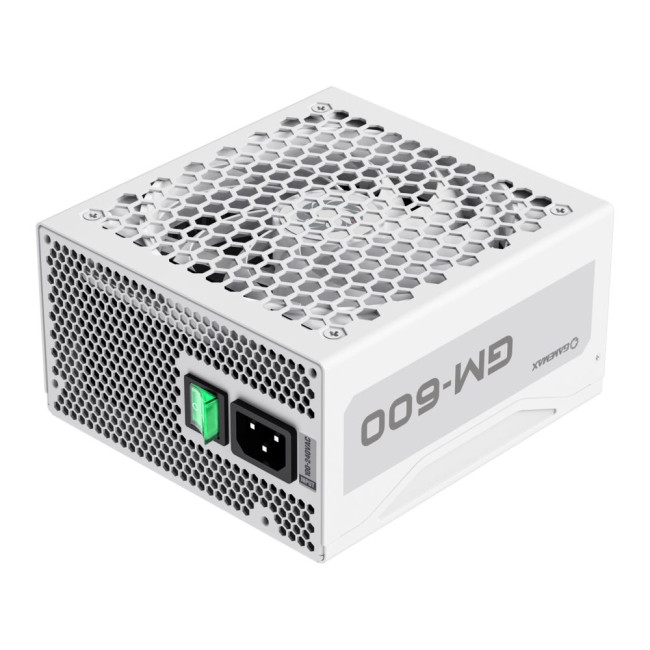 Блок живлення ATX 600W,80+Bronze, вентилятор 140 мм, повністю модульний, білий, коробочний GAMEMAX GM-600 Modular white