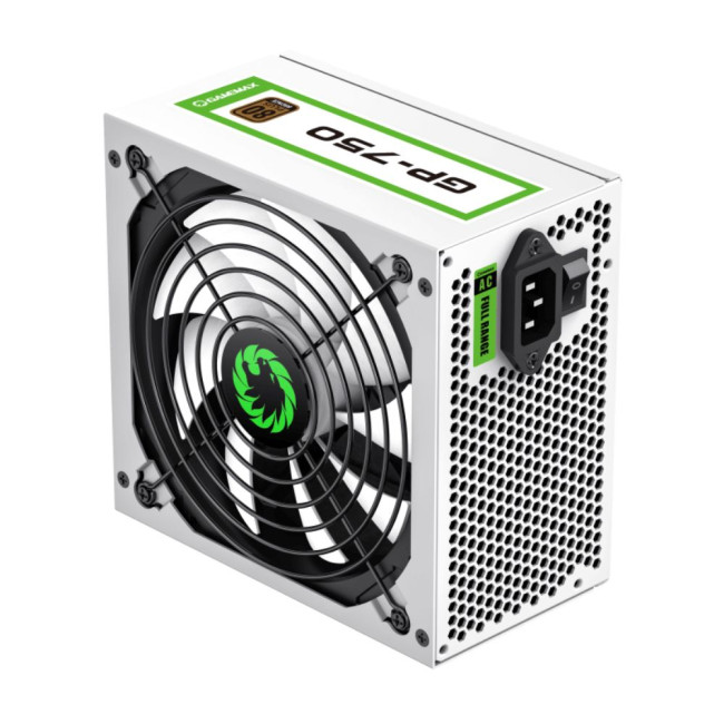 Блок живлення ATX 750W APFC, 80+Bronze, вентилятор 140 мм, білий, коробочний GAMEMAX GP-750 White