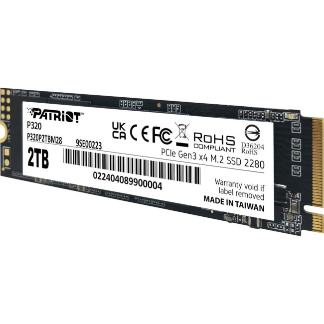 накопичувач M.2 2TB P320, NVMe 2280 PATRIOT P320P2TBM28