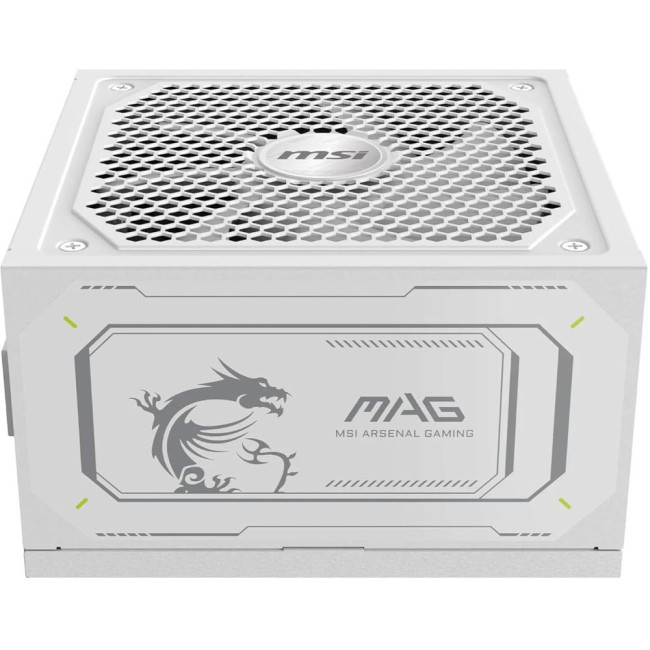 Блок живлення MSI ATX 1000W MAG A1000GL PCIE5 WHITE, EU, 1000W, Fully-Modular, 80 Plus Gold MSI MAG A1000GL PCIE5 WHITE