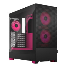 Корпус ATX без БЖ, чорний, пурпурові  кулери Pop Air RGB Magenta Core TG FRACTAL DESIGN Pop Air RGB Magenta Core TG (FD-C-POR1A-03)