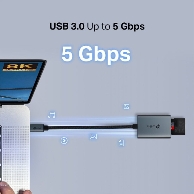 Кардрідер USB 3.0 Type-C до SD & microSD 4.0, TP-L ink, UA440C TP-LINK UA440C