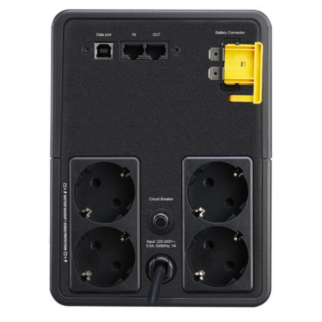 ДБЖ Back-UPS 900W/1600VA,L-I,AVR,USB,Schuko APC BX1600MI-GR