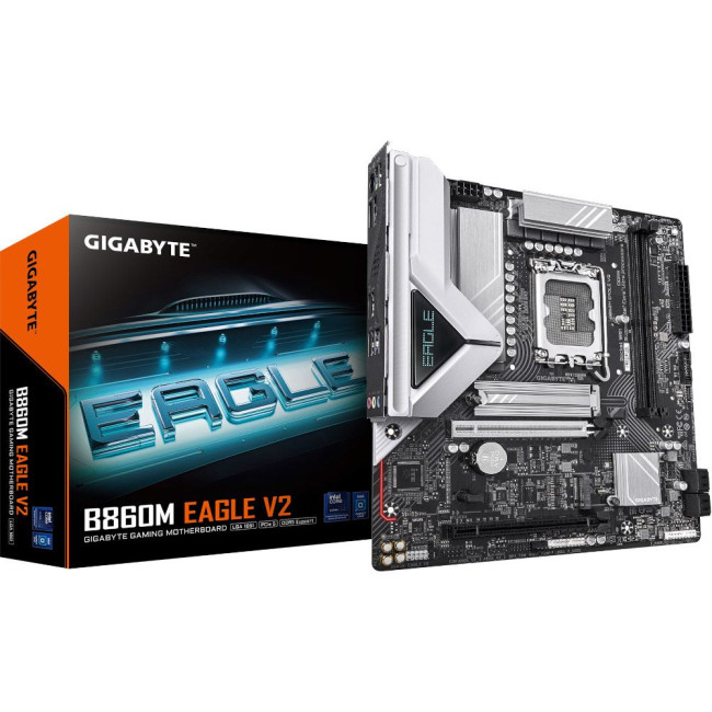 Mатеринська плата s1851 Intel B860 DP/HDMI 2xM.2 2.5GbE LAN mATX GIGABYTE B860M EAGLE V2