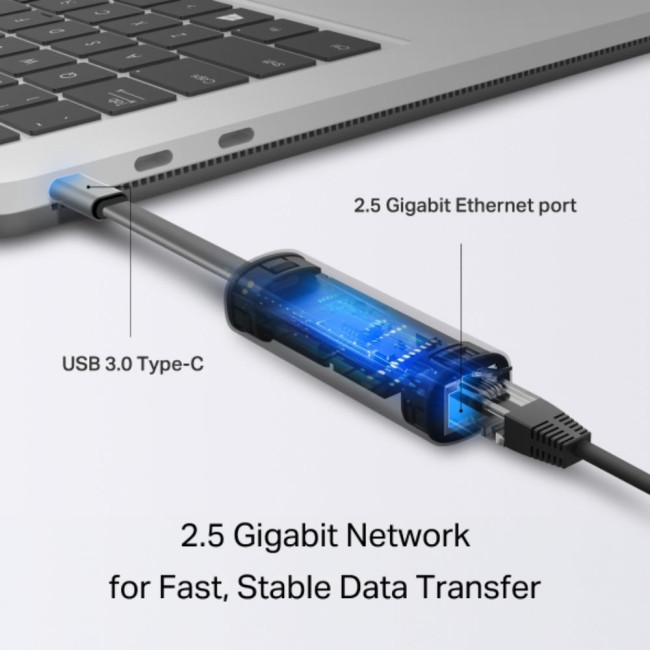 Мережевий адаптер USB Type-C TP-Link, UE302C TP-LINK UE302C