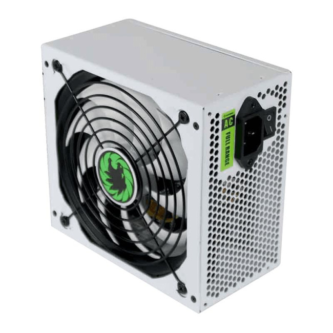 Блок живлення ATX 650W APFC, 80+Bronze, вентилятор 140 мм, білий, коробочний GAMEMAX GP-650-White