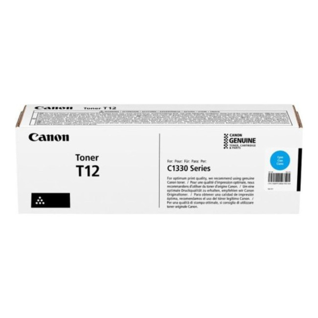 Картридж синій 5.3K для iSXC1333 CANON T12 Cartridge Cyan (5097C006AA)