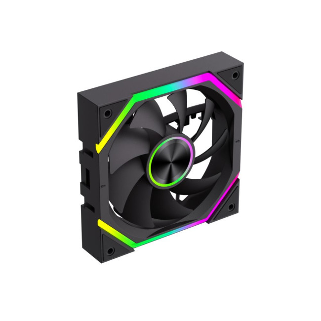 Кулер для корпусу KIT 3*120мм 3pin AURA (M/F)&4pin PWM Air Flow58,6 CFM Static Air Pressure1.98mm - GAMEMAX FN12A-N2 WL